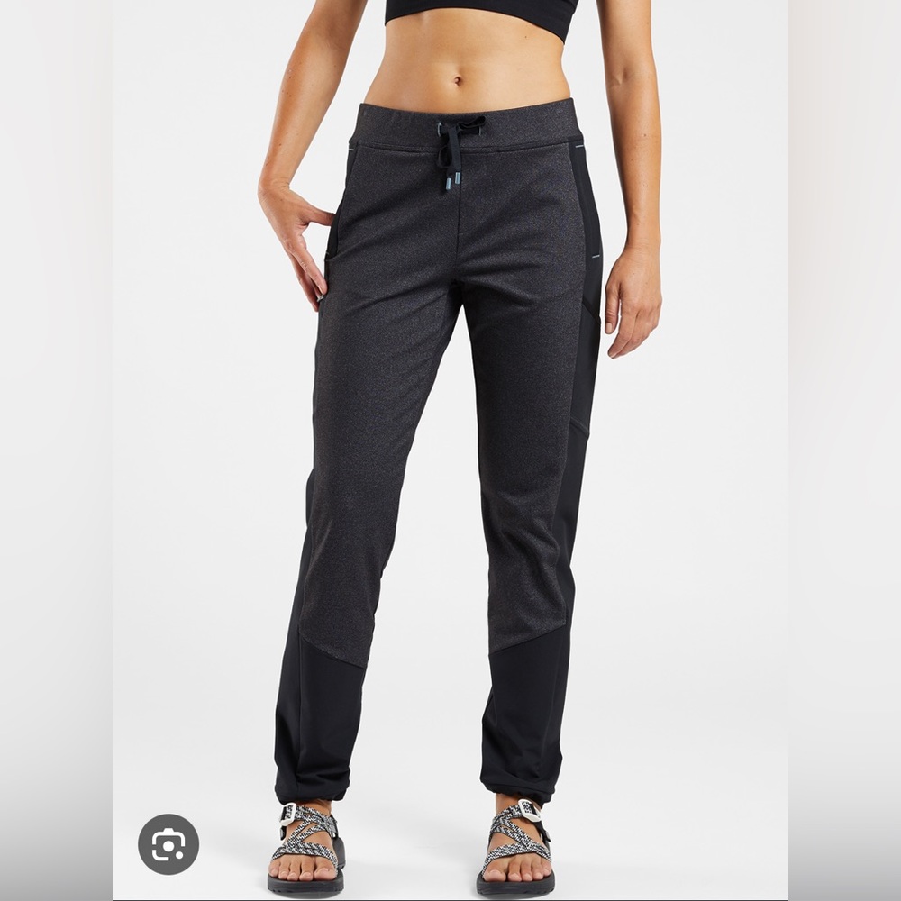 Title Nine Ascent Hiking Pants Gray Black Medium NWOT